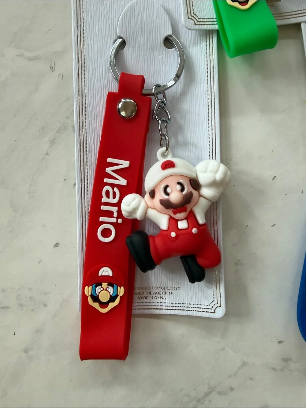 NWT Super Mario Bros 3D Keychain Lot – Set of 4 Collectible Keyrings